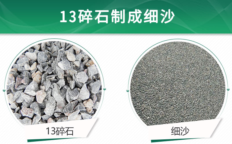 13碎石可以制成細沙嗎？用什么制沙機設備好？