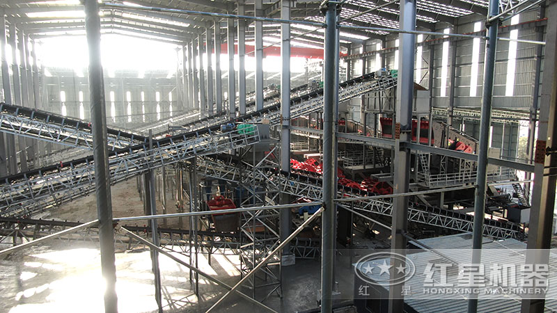 石子機(jī)生產(chǎn)線多少錢一套，附現(xiàn)場案例