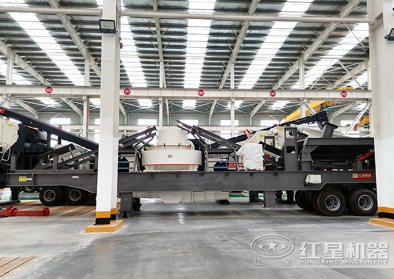 車載移動制砂機(jī)，需要搭配半掛車頭