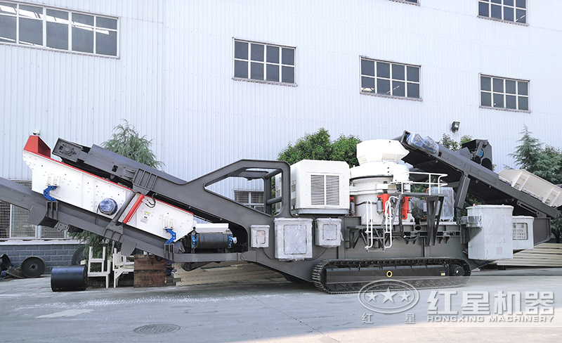 履帶圓錐破碎機(jī)，遙控移動